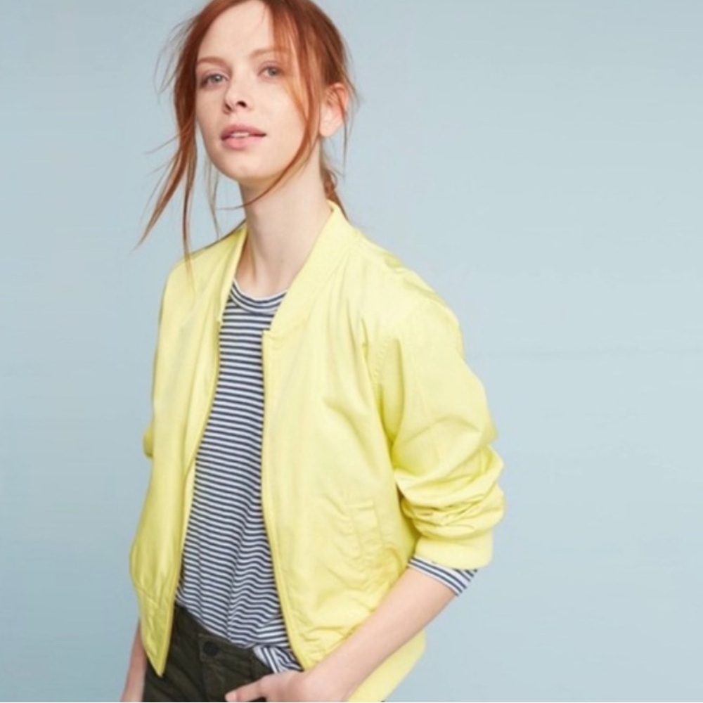 Yellow Women's Bomber Jacket